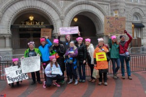 Women`s March & Protest against Donald Trump in Washington DC