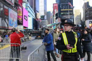 Filming of Samsung Galaxy 8-Times Square-New York