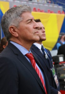 Canada`s Coach Octavio Zambrano (from Ecuador)