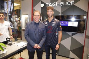 Reginaldo Leme with Daniel Ricciardo