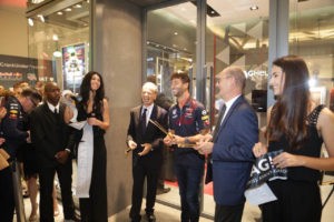 Daniel Ricciardo ready to cut the Ribbon to inaugurate TAG Heuer`s Boutique