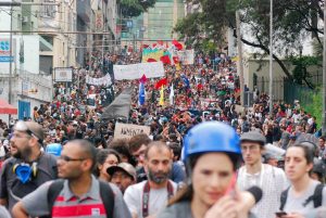 Brazilians Protest over increase of Bus fare