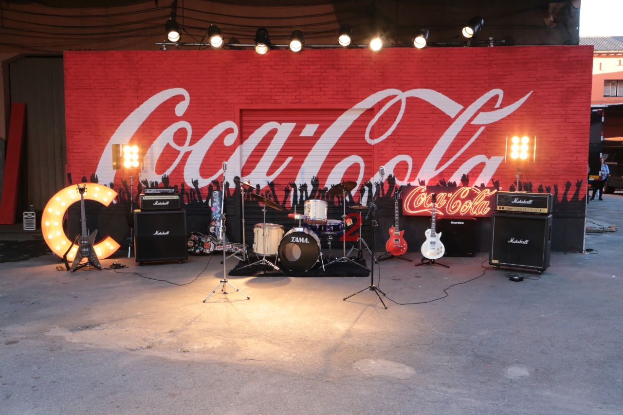 Luan Santana participates in the Launching of Coca Cola Tennis in Sao Paulo