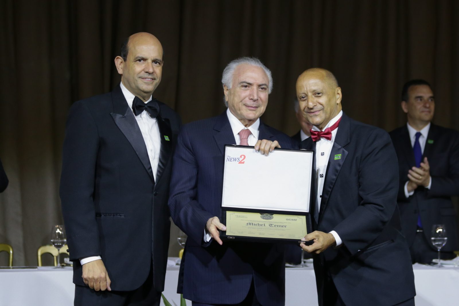 Brazilian President Michel Temer honored in Sao Paulo