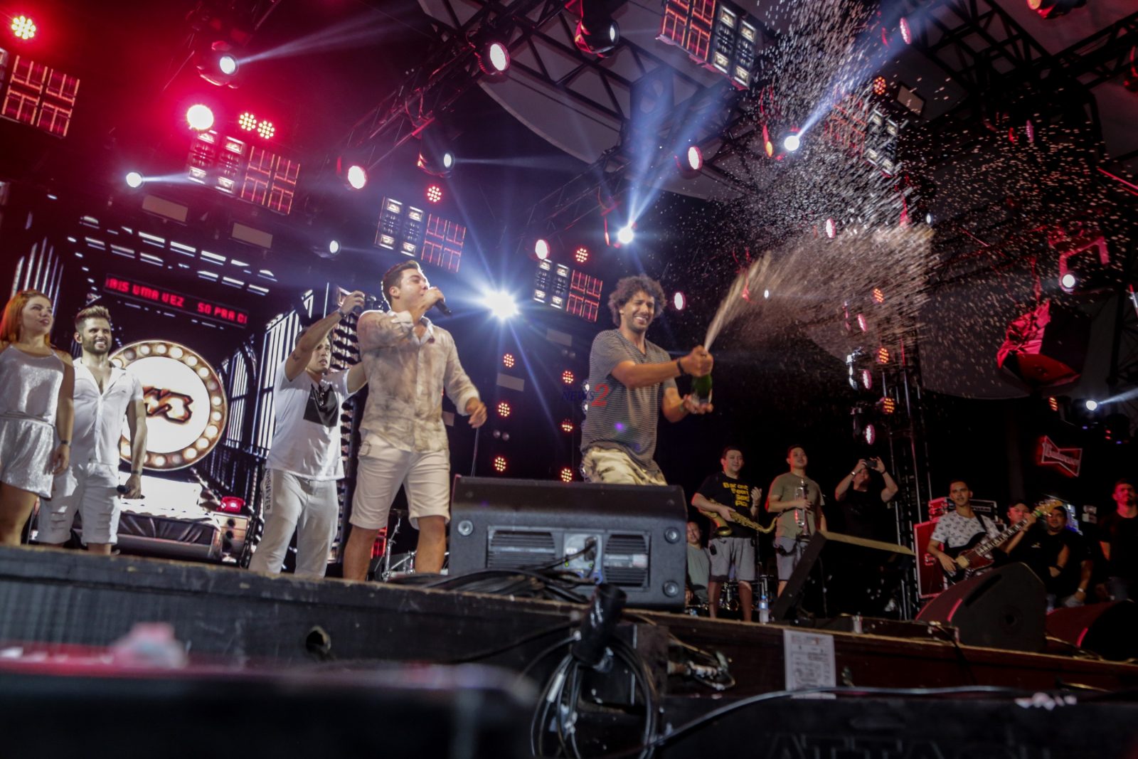 Wesley Safadao And Others Performed At New Year Celebration in Florianópolis-Brazil