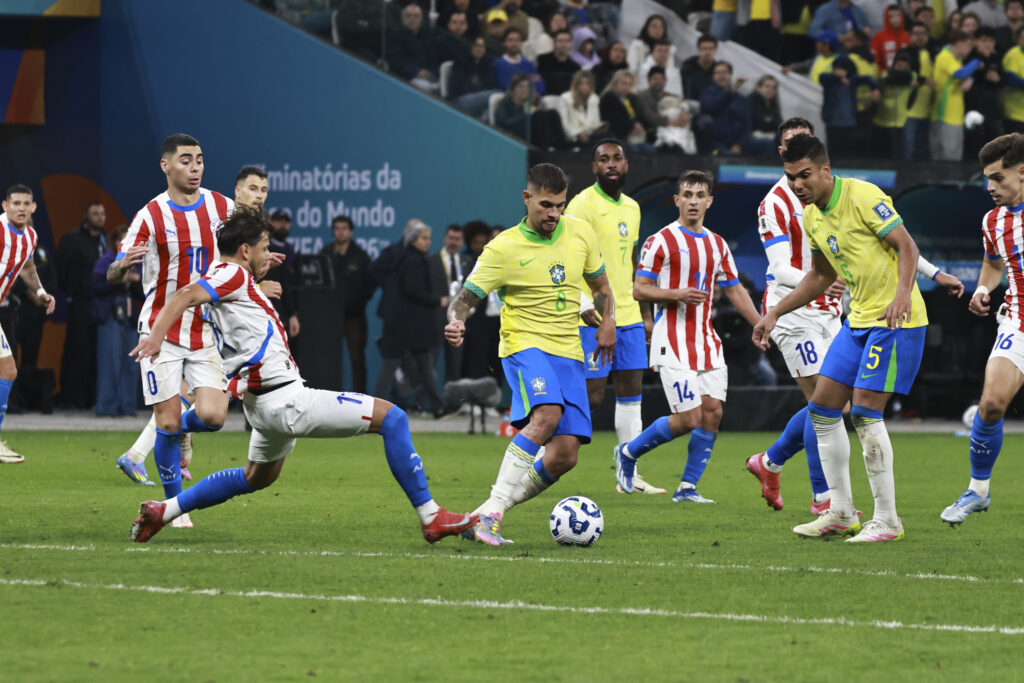 Partida das Eliminatórias Sul-Americanas da Copa do Mundo de 2026 entre Brasil x Paraguai