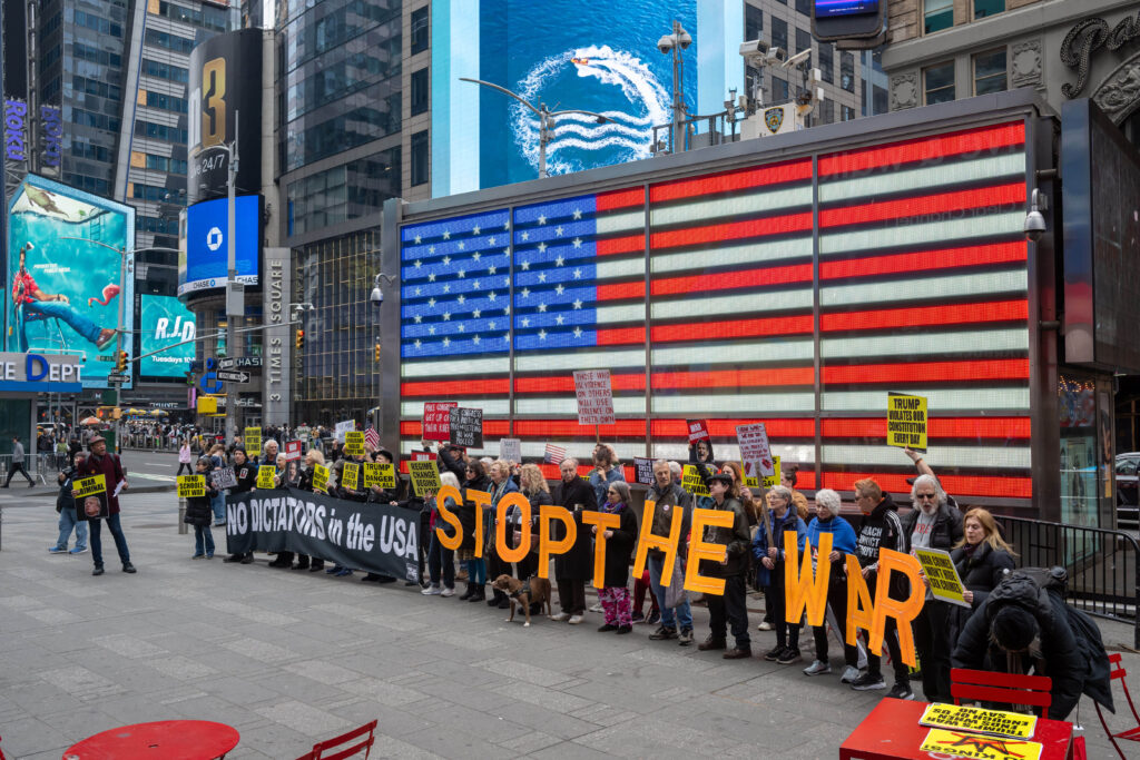 No War On Iran Protest