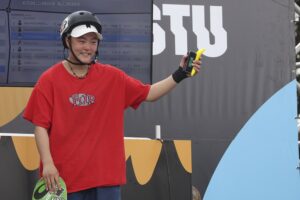 Final do skate street feminino do World Skate 2025 em São Paulo