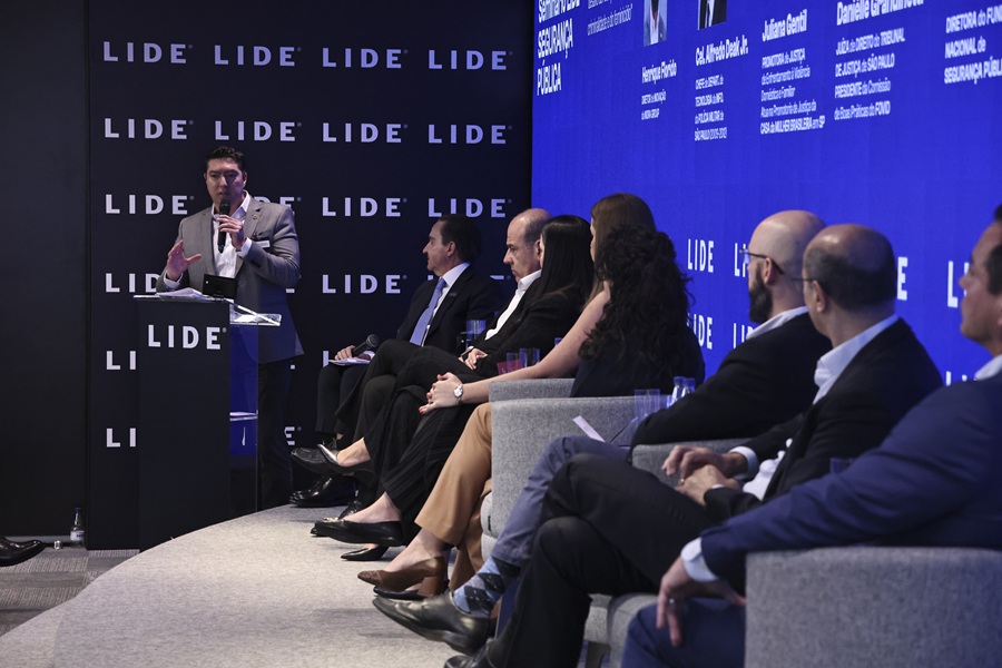 LIDE - Seminario Segurança Publica com o Painel debate tecnologia no combate à criminalidade e ao feminicídio em São Paulo