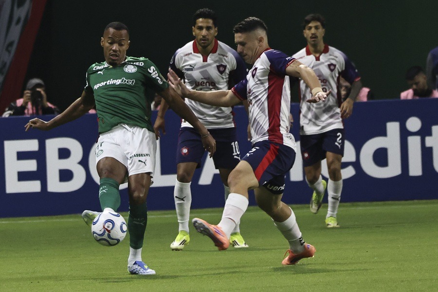 Partida entre Palmeiras e Cerro Porteno pela Copa Libertadores