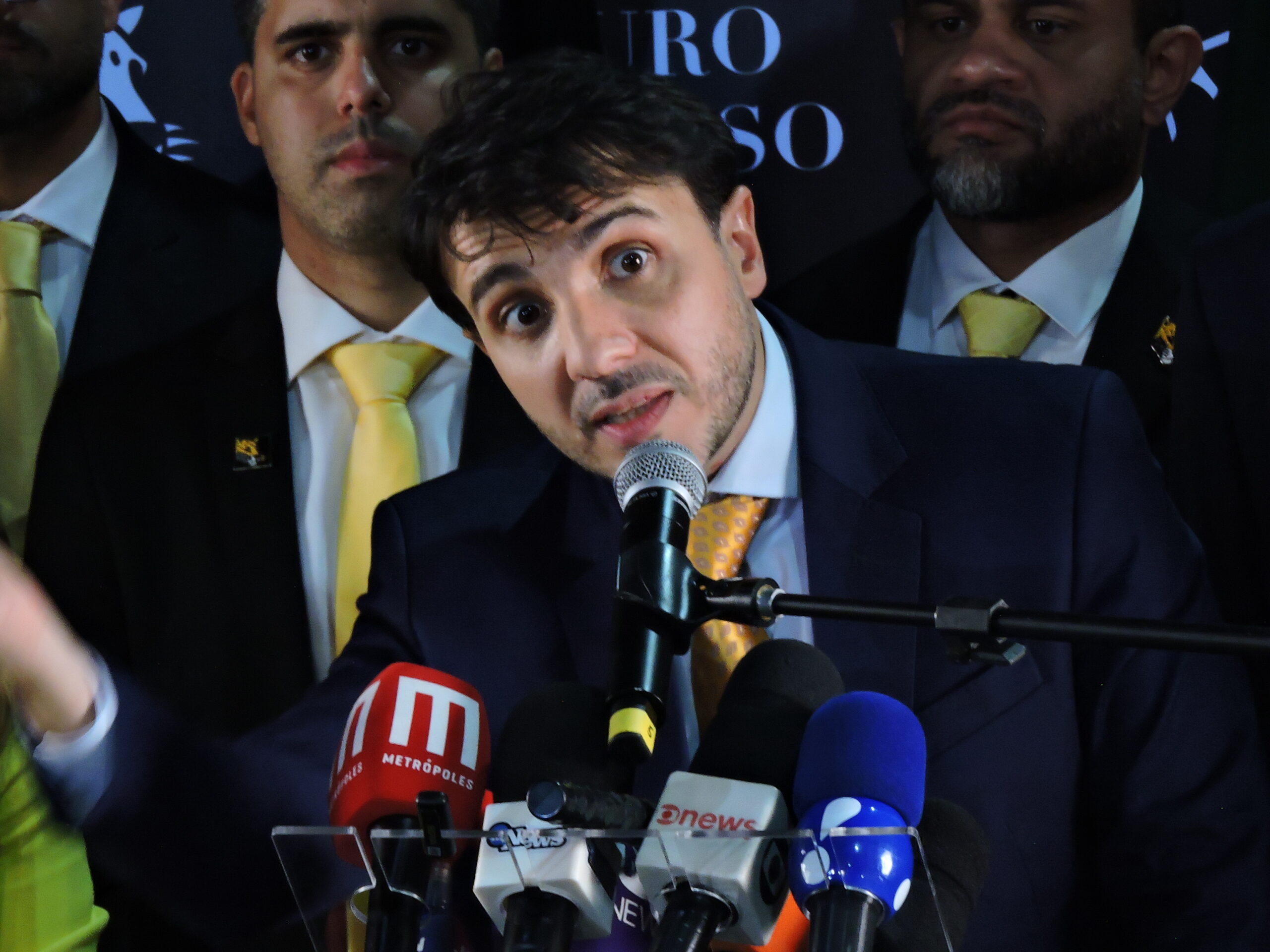 📸 Foto: Leandro Chemalle / TheNews2 | Renan Santos oficializa candidatura à Presidência da República durante convenção do Partido Missão em São Paulo