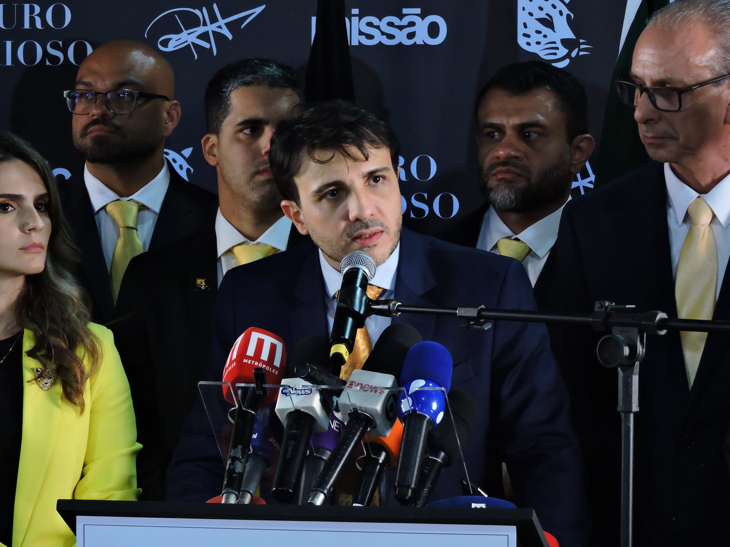 📸 Foto: Leandro Chemalle / TheNews2 | Renan Santos oficializa candidatura à Presidência da República durante convenção do Partido Missão em São Paulo