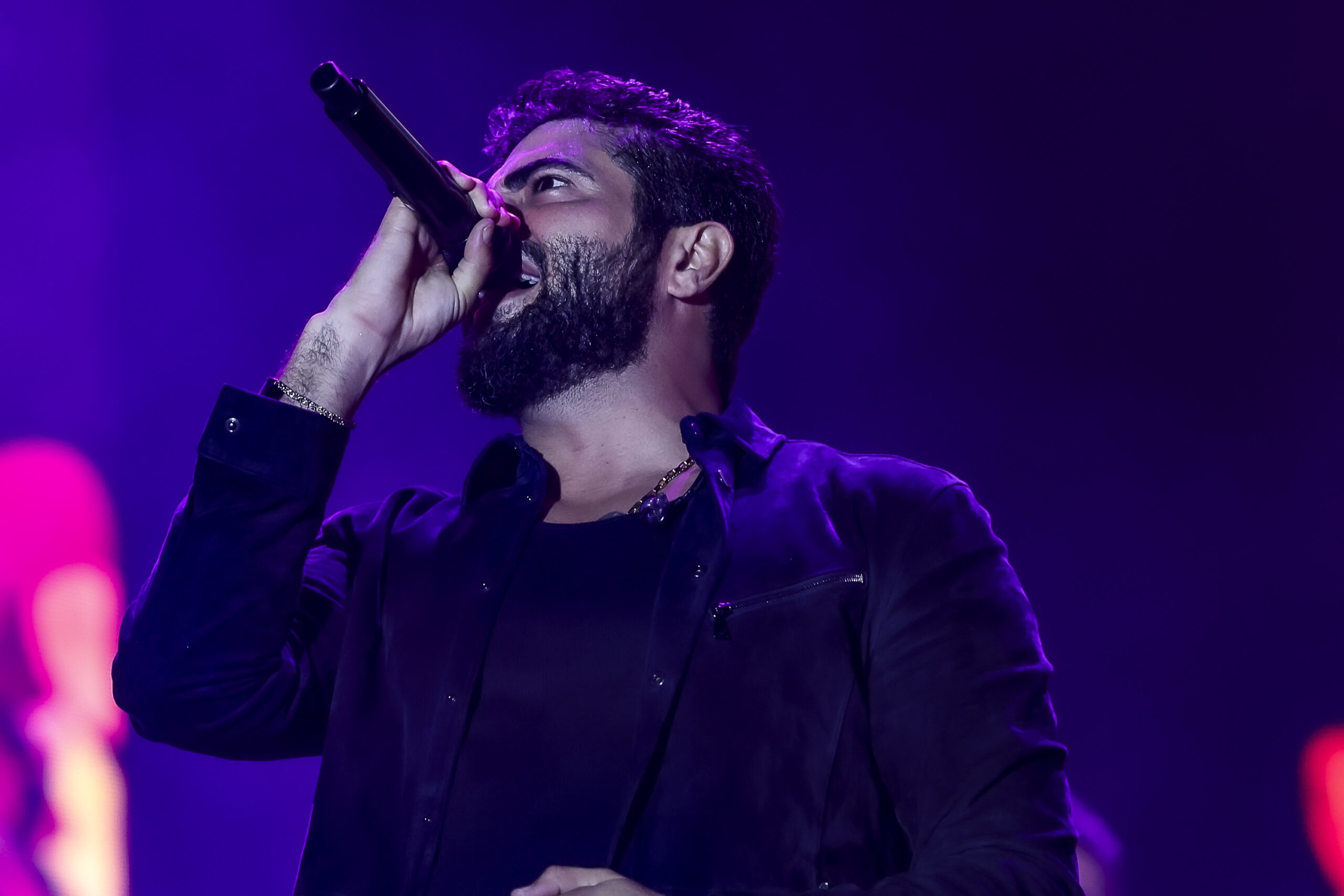 📸 Foto: Pedro Paulo Diaz / TheNews2 | " "Dupla de São Paulo Canta Sucessos de Amor Henrique e Juliano Marcam Presente No Estádios Musicais