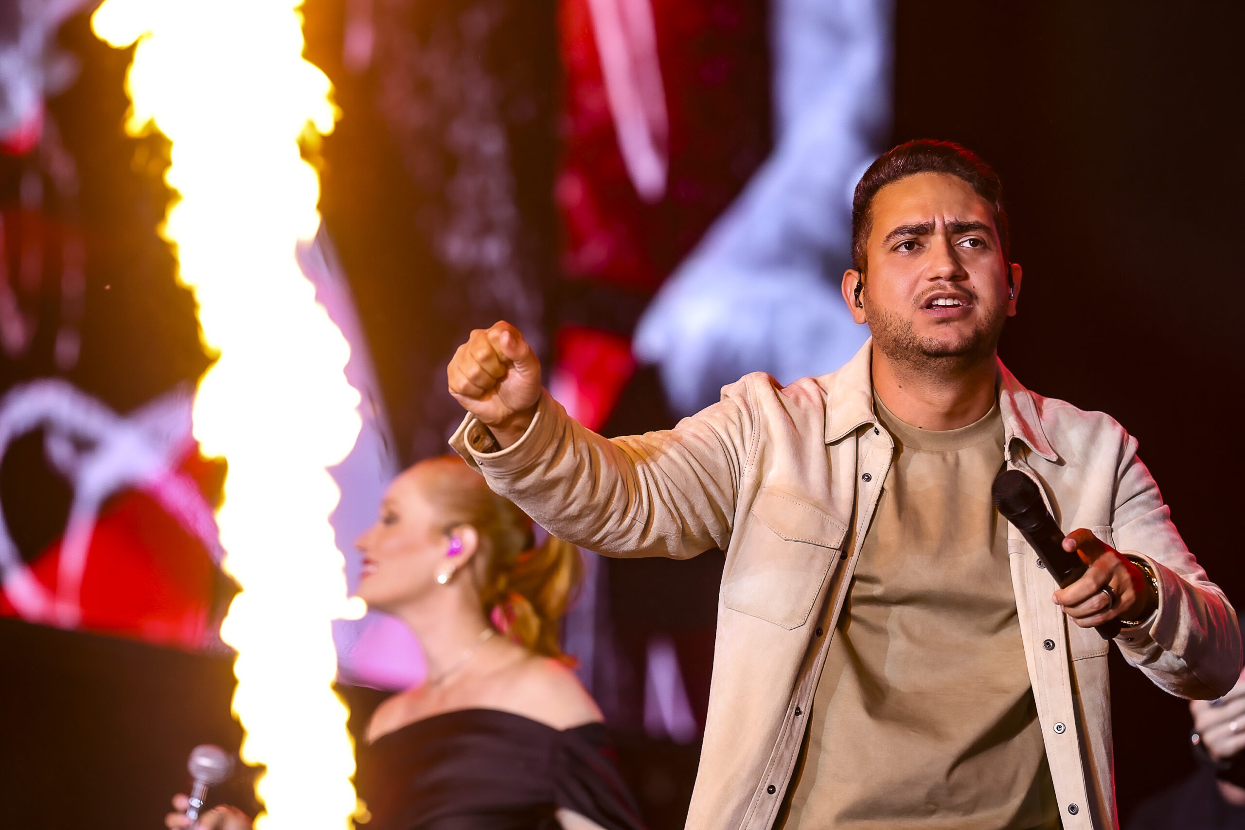 📸 Foto: Pedro Paulo Diaz / TheNews2 | " "Dupla de São Paulo Canta Sucessos de Amor Henrique e Juliano Marcam Presente No Estádios Musicais