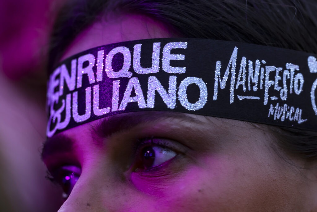 São Paulo (SP), 02/08/2026 – SHOW/ HENRIQUE E JULIANO /MANIFESTO MUSICAL – A dupla sertaneja Henrique e Juliano se apresenta na turnê Manifesto Musica