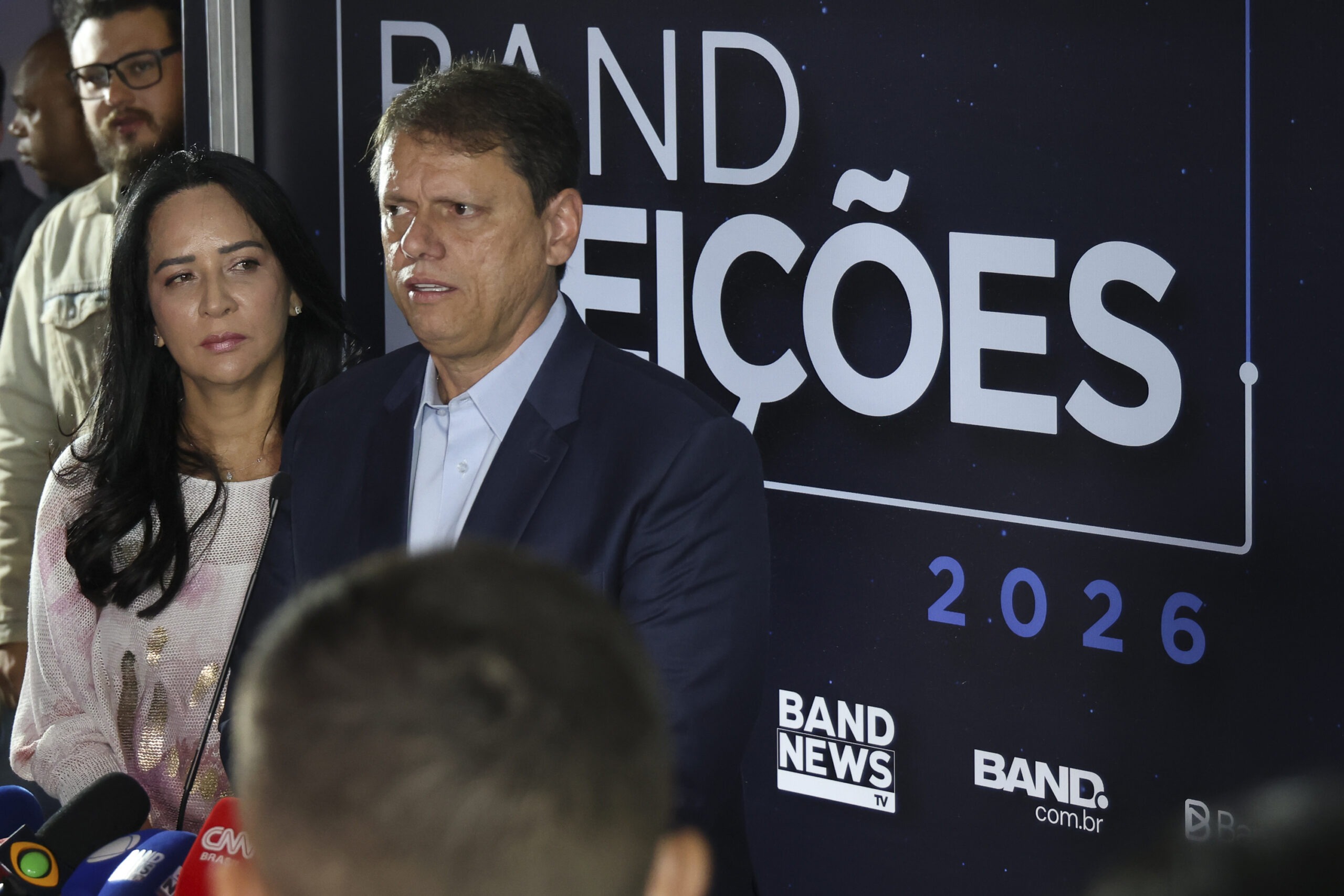 📸 Foto: Leco Viana / TheNews2 | Esta é uma notícia sobre: Tarcísio de Freitas cheg