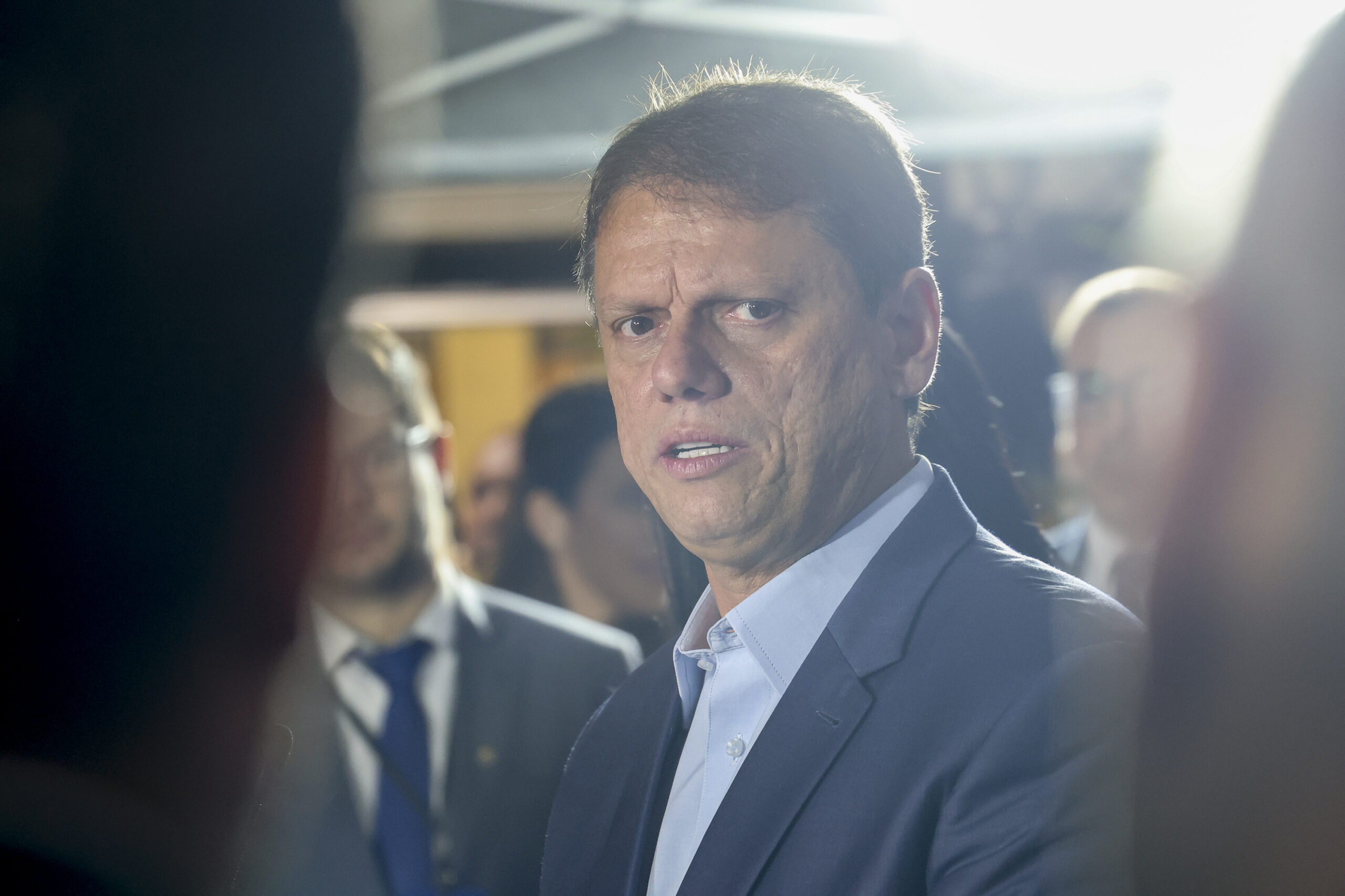 📸 Foto: Leco Viana / TheNews2 | Esta é uma notícia sobre: Tarcísio de Freitas cheg