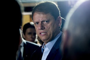 SÃO PAULO (SP), 09/08/2026 – ELEIÇÕES 2026/DEBATE/BAND/GOVERNO DE SP – O governador de São Paulo e candidato à reeleição, Tarcísio de Freitas (Republi