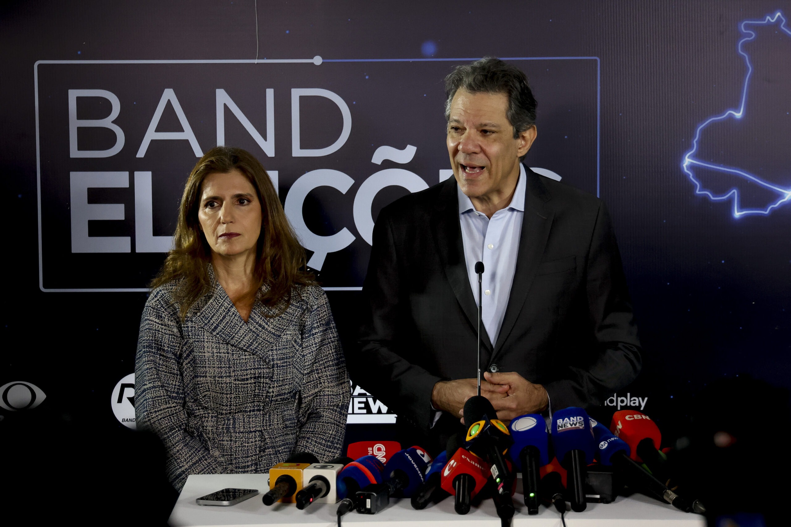 📸 Foto: Leco Viana / TheNews2 | Esta é uma notícia sobre: Fernando Haddad chega à