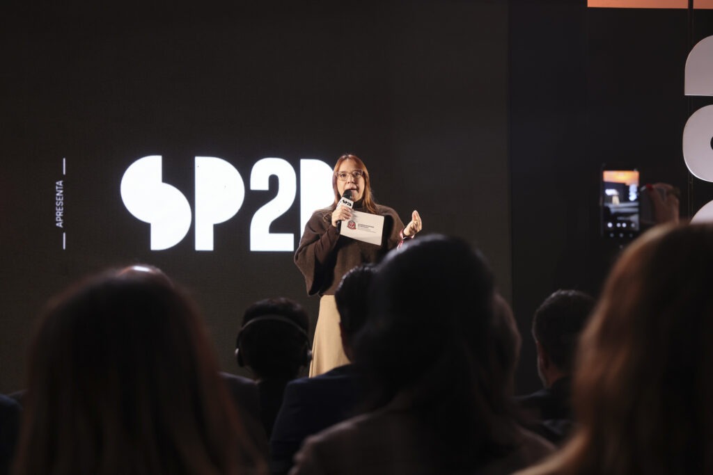 SÃO PAULO (SP), 10/08/2026 – SP2B / PAINEL DE ABERTURA / GOVERNO DE SP – Marilia Marton, secretária de Estado da Cultura, Economia e Indústria Criativ