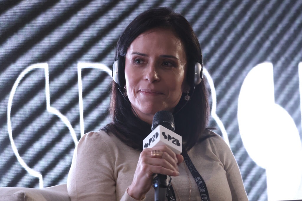 SÃO PAULO (SP), 10/08/2026 – SP2B / SUMMIT FIFA / COPA DO MUNDO FEMININA 2027 – Carla Mita, vice-presidente de Marketing da Visa do Brasil, participa