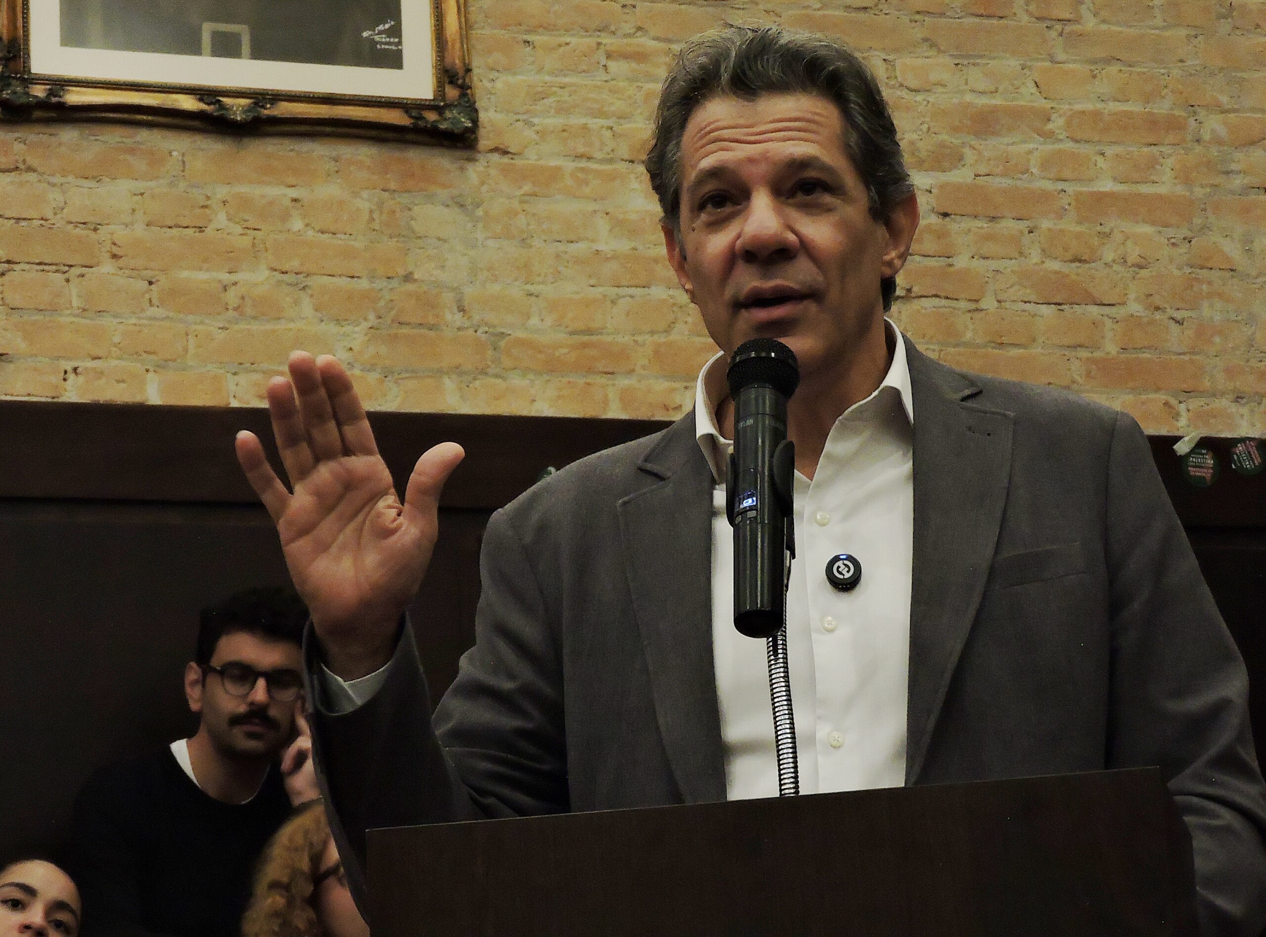 📸 Foto: Leandro Chemalle / TheNews2 | Fernando Haddad realiza aula magna na Faculdade de Direito da USP e destaca debate sobre capitalismo contemporâneo