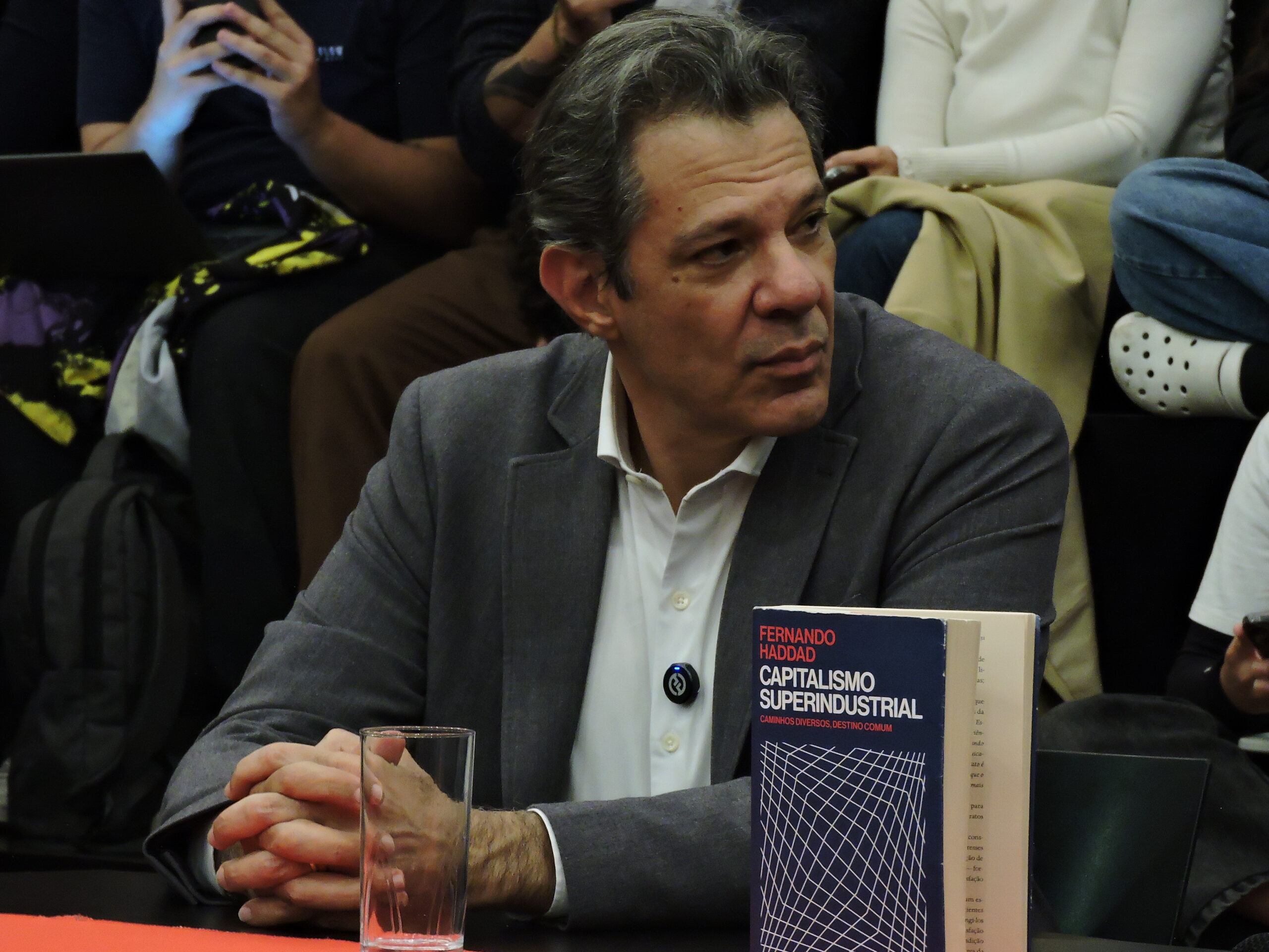 📸 Foto: Leandro Chemalle / TheNews2 | Fernando Haddad realiza aula magna na Faculdade de Direito da USP e destaca debate sobre capitalismo contemporâneo