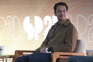 SÃO PAULO (SP), 14/08/2026 – SP2B/LIFESTYLE/BRANDING – Guilherme Martins, VP de Marketing da Diageo, participa do painel “Marcas que Entenderam o Potencial do Lifestyle”, durante o SP2B, nesta sexta-feira (14). A conversa aborda como marcas vêm se conectando ao lifestyle, à moda e ao comportamento para ampliar sua relevância e fortalecer o relacionamento com o público