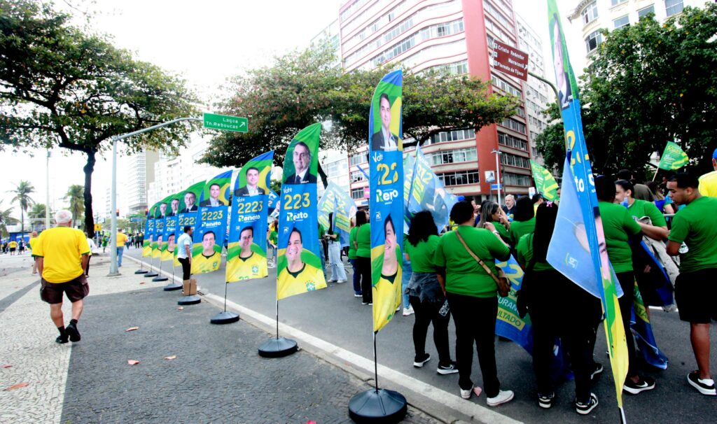 RIO DE JANEIRO (RJ), 16/08/2026 -FLAVIO BOLSONARO/CAMPANHA/ELETORAL/PRESIDENCIA/RJ - O candidato a presidencia do Brasil pelo partido PL, Flavio Bolso