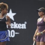Valeriya Strakhova e Anastasia Tikhonova vencem brasileiras nas duplas