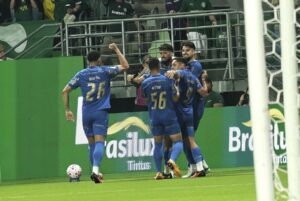 Partida entre Palmeiras e Bahia pelo Campeonato Brasileiro